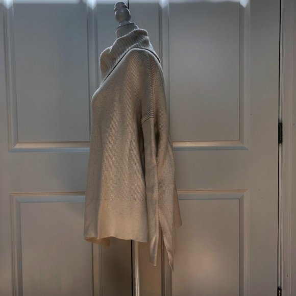 Drape Collar Wool Blend Sweater from ALLSAINTS - Picture 4 of 7